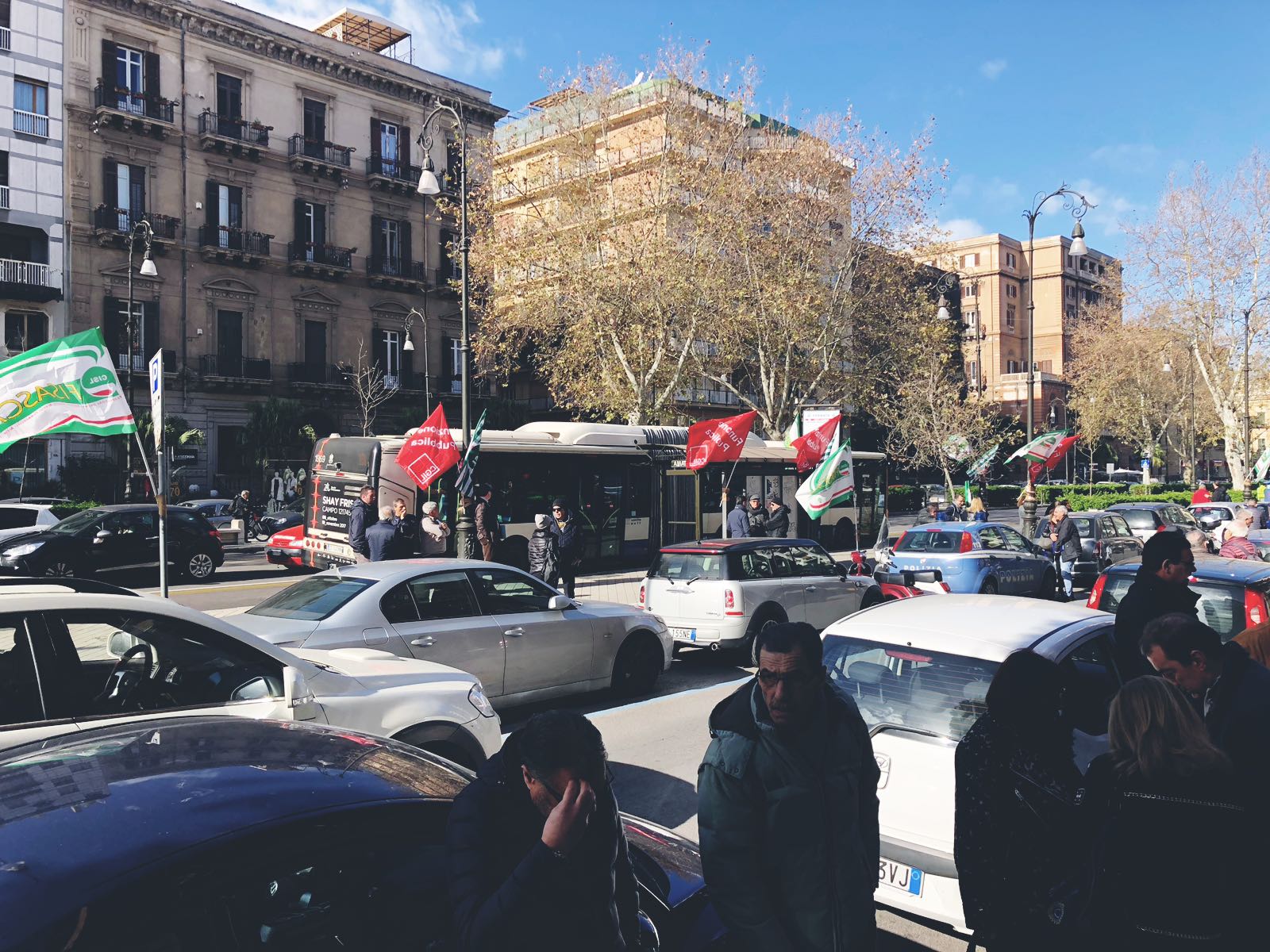 Palermo – Sit -in dei lavoratori  SAS